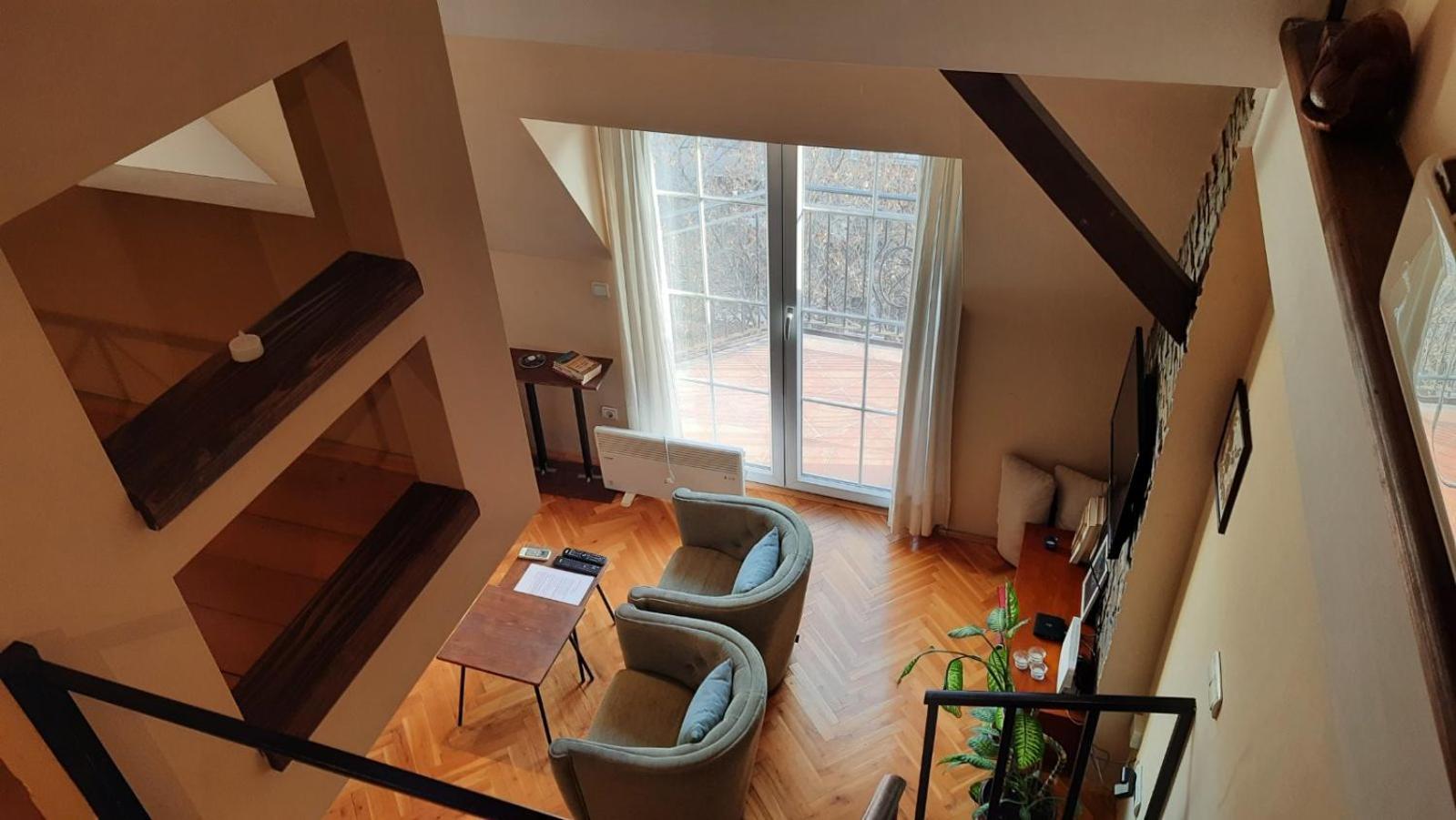 Duplex Studio Mansarda Lägenhet Belgrad Exteriör bild