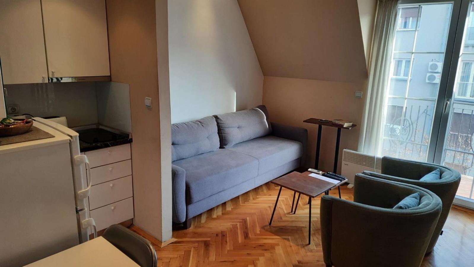 Duplex Studio Mansarda Lägenhet Belgrad Exteriör bild
